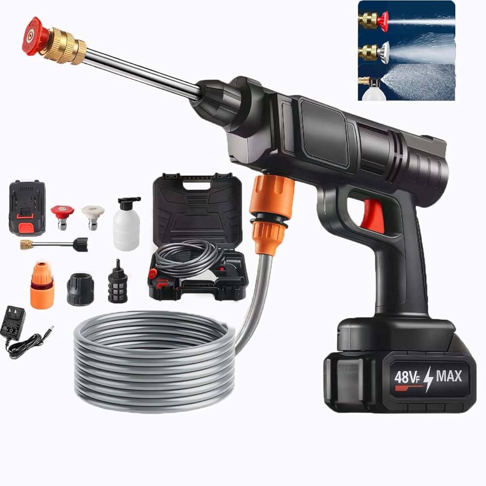 Pressure Washer Gun With Lithium Battery