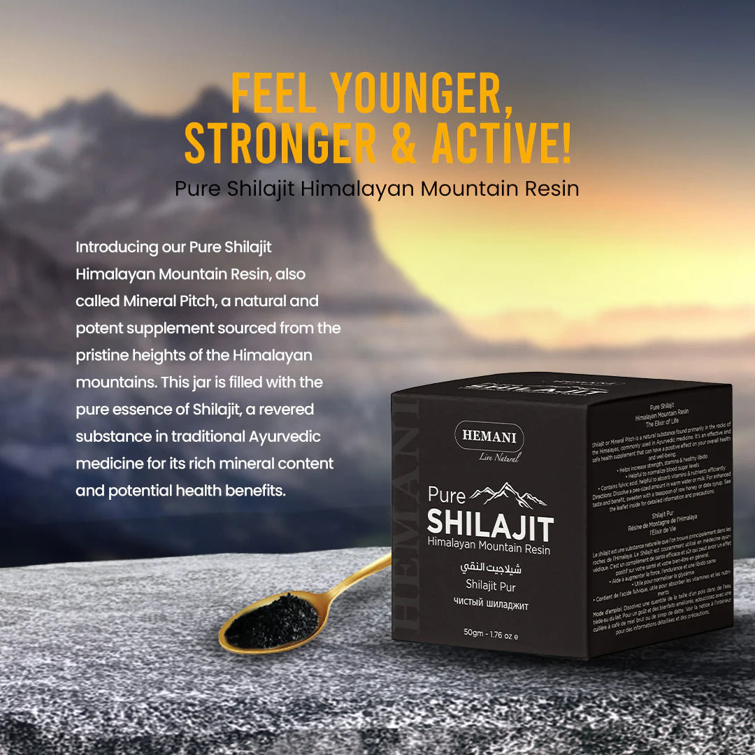 Hemani Pure Shilajit - Himalayan Mountain Resin